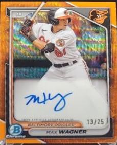 Max Wagner [Shimmer Orange Refractor] #CPA-MW