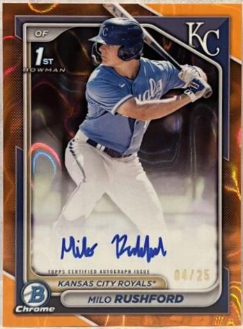 Milo Rushford [Orange Lava Refractor] #CPA-MR