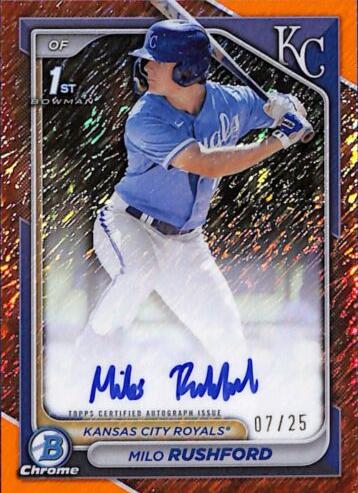 Milo Rushford [Shimmer Orange Refractor] #CPA-MR