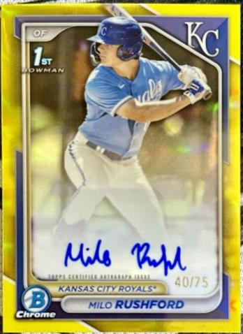 Milo Rushford [Yellow Refractor] #CPA-MR