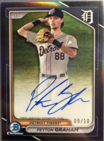 Peyton Graham [Black Refractor] #CPA-PGR