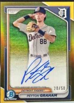Peyton Graham [Gold Refractor] #CPA-PGR