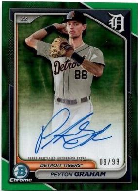 Peyton Graham [Green Lava Refractor] #CPA-PGR