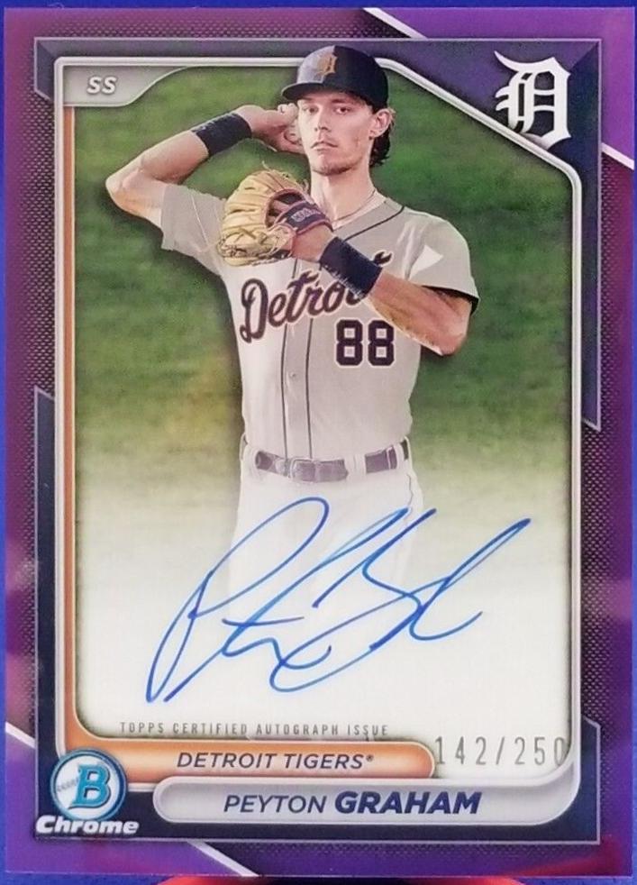 Peyton Graham [Purple Refractor] #CPA-PGR