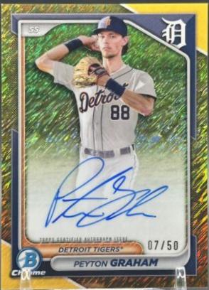 Peyton Graham [Shimmer Gold Refractor] #CPA-PGR