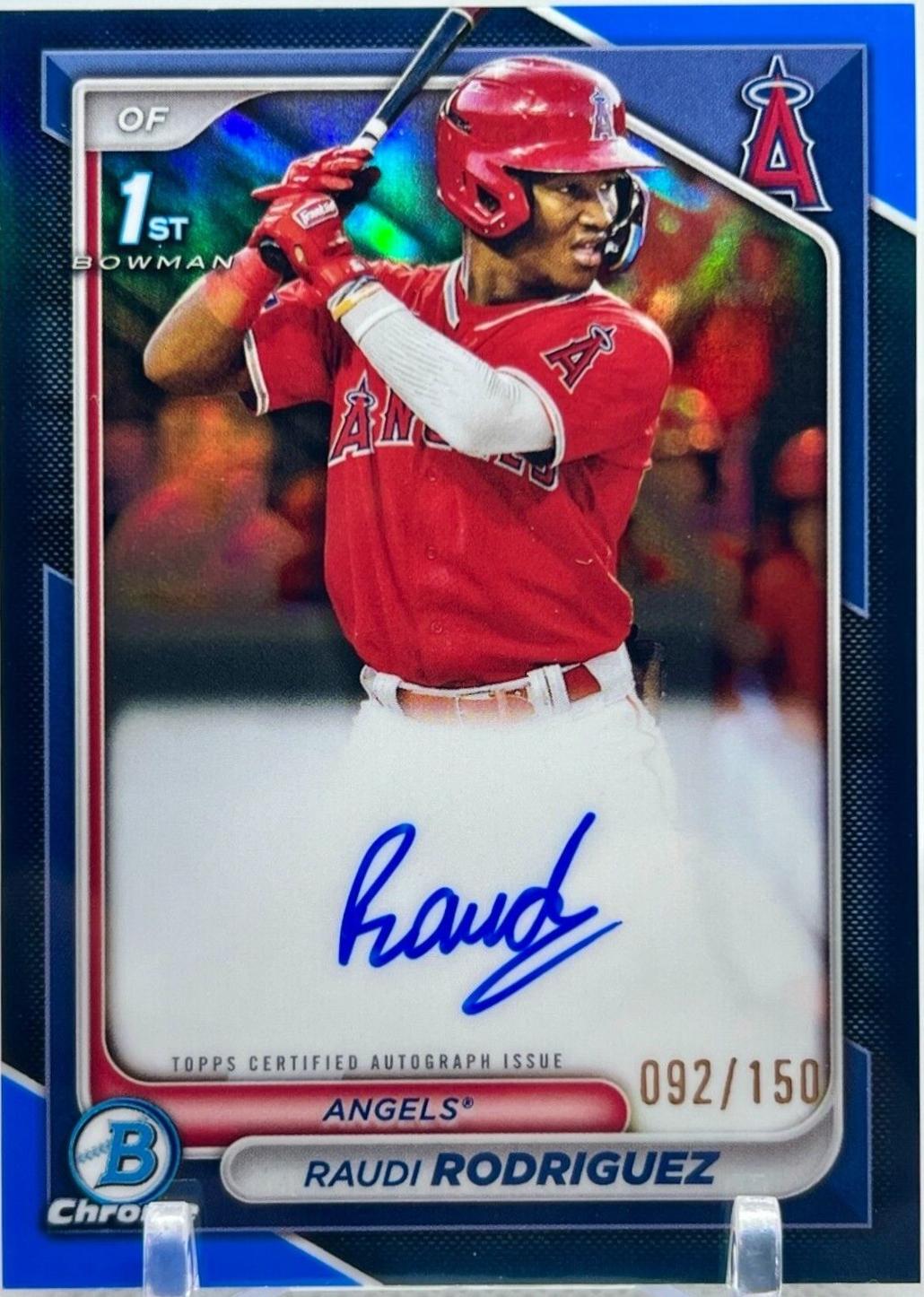 Raudi Rodriguez [Blue Refractor] #CPA-RR