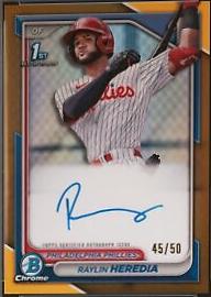 Raylin Heredia [Gold Refractor] #CPA-RH