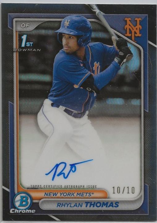 Rhylan Thomas [Black Refractor] #CPA-RTH