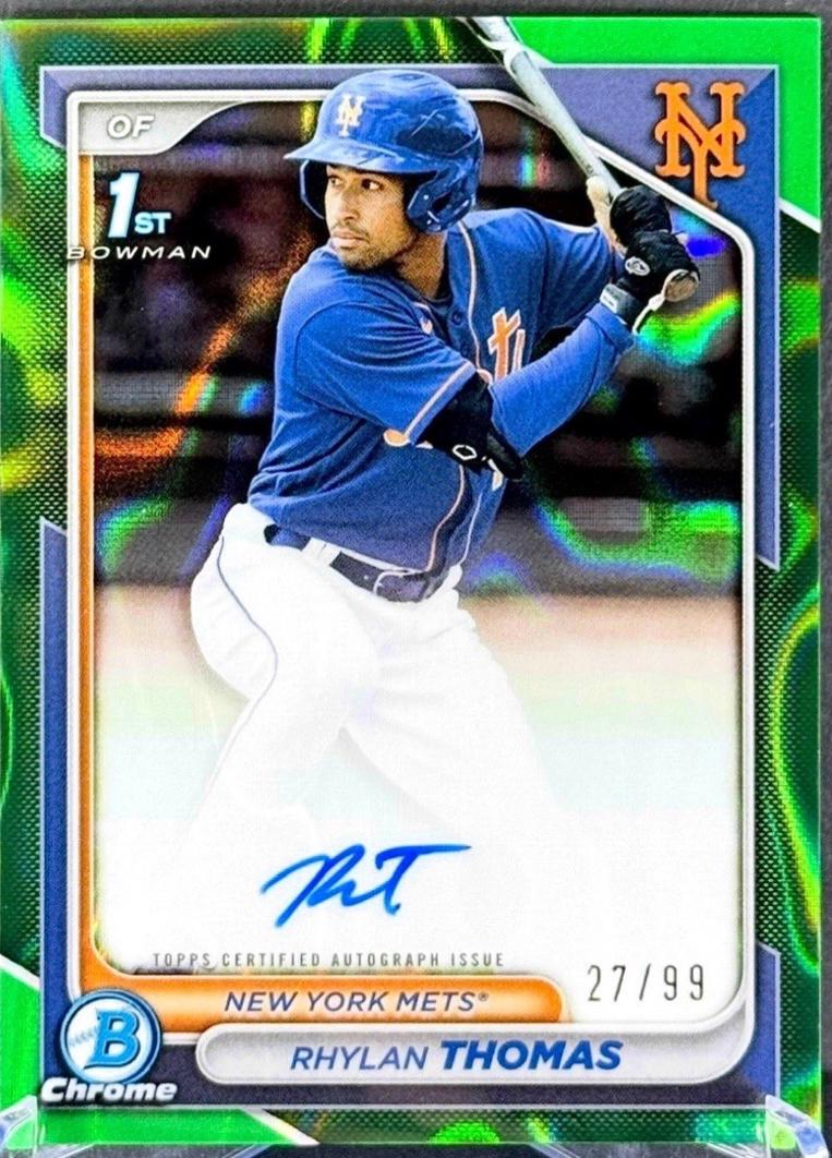 Rhylan Thomas [Green Lava Refractor] #CPA-RTH