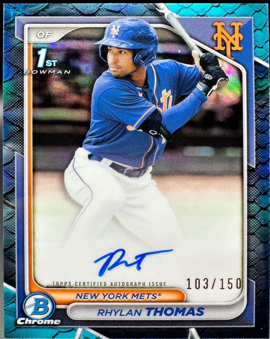 Rhylan Thomas [Reptillian Blue Refractor] #CPA-RTH