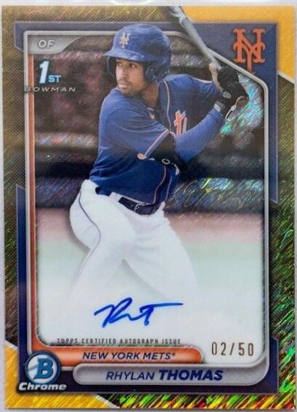 Rhylan Thomas [Shimmer Gold Refractor] #CPA-RTH