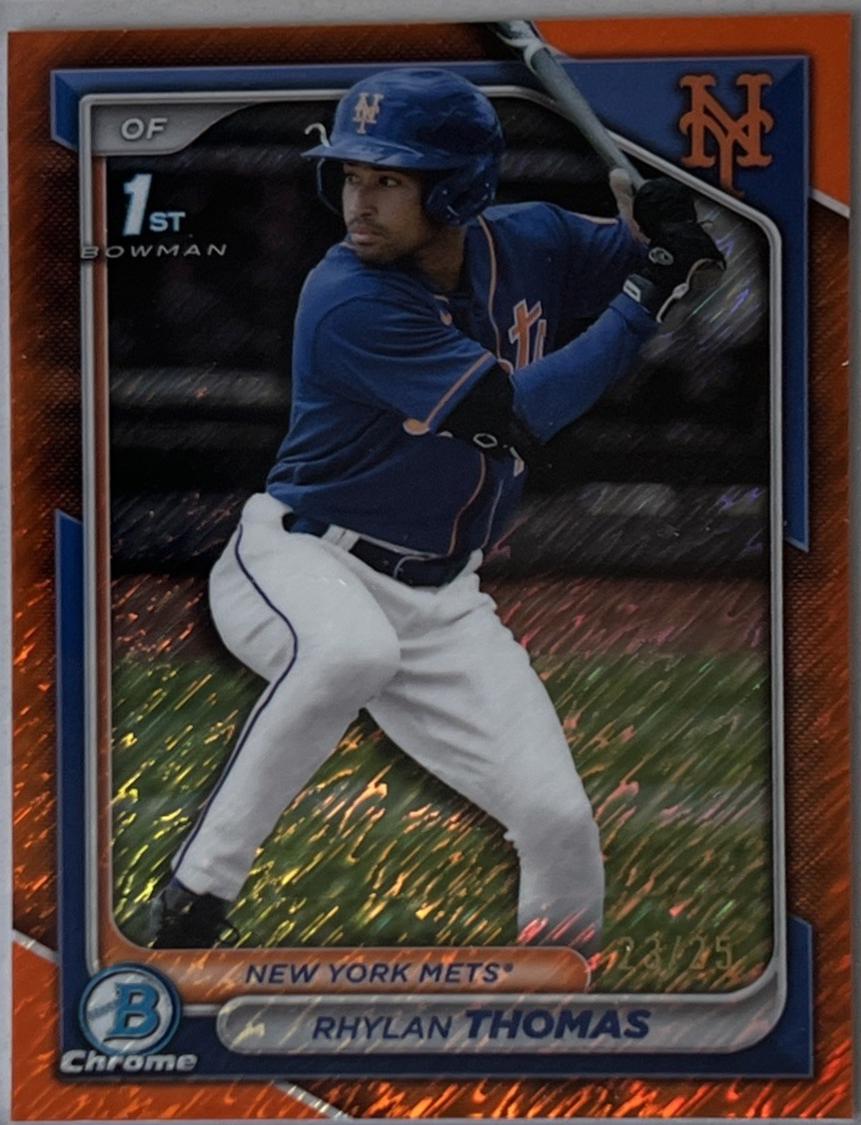 Rhylan Thomas [Shimmer Orange Refractor] #CPA-RTH