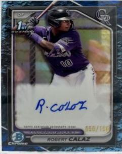 Robert Calaz [Blue Lunar Refractor] #CPA-RCA