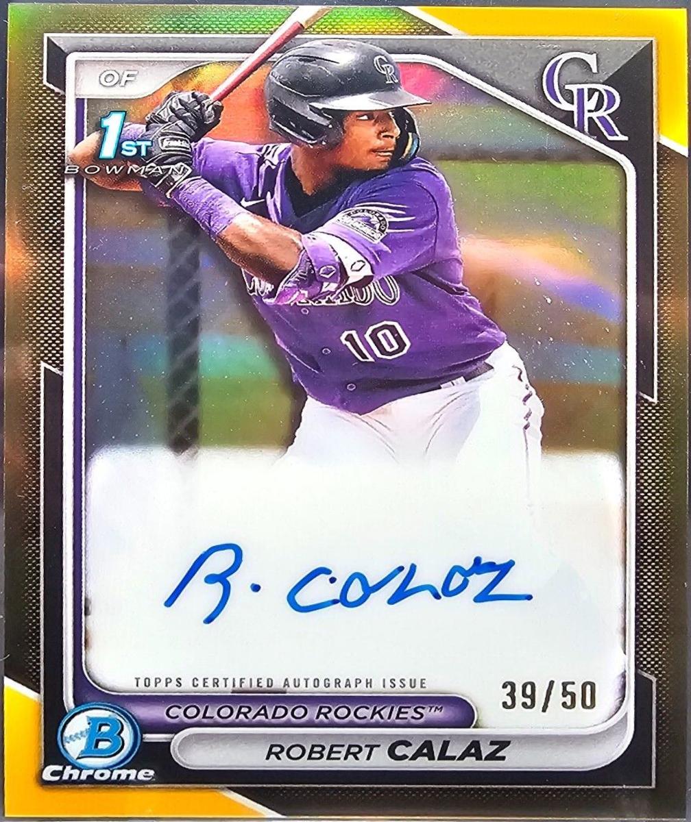 Robert Calaz [Gold Refractor] #CPA-RCA