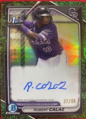 Robert Calaz [Green Grass Refractor] #CPA-RCA