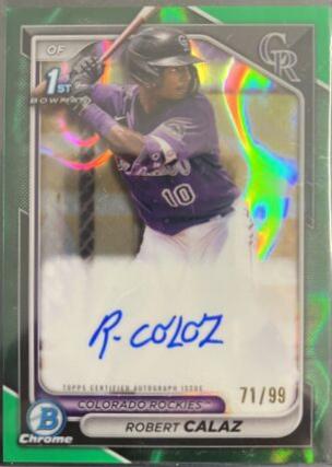 Robert Calaz [Green Lava Refractor] #CPA-RCA