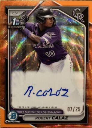 Robert Calaz [Orange Wave Refractor] #CPA-RCA
