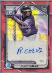 Robert Calaz [Red Lava Refractor] #CPA-RCA