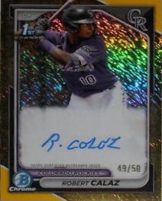 Robert Calaz [Shimmer Gold Refractor] #CPA-RCA