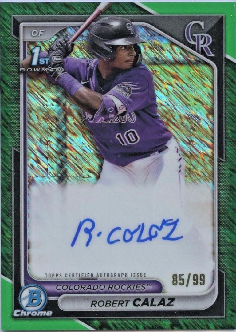 Robert Calaz [Shimmer Green Refractor] #CPA-RCA