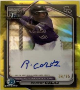 Robert Calaz [Yellow Refractor] #CPA-RCA