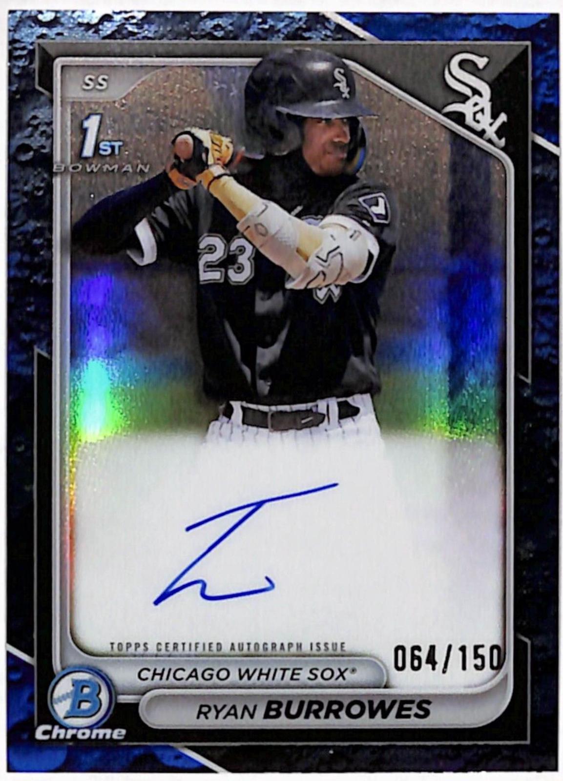 Ryan Burrowes [Blue Lunar Refractor] #CPA-RBU