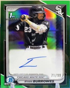 Ryan Burrowes [Green Lava Refractor] #CPA-RBU