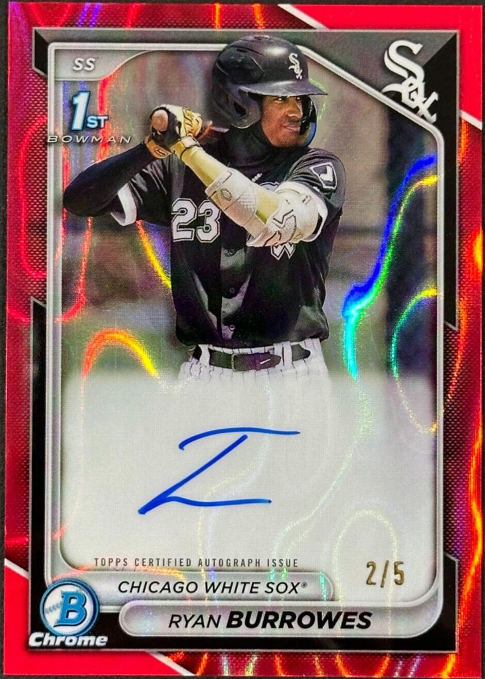 Ryan Burrowes [Red Lava Refractor] #CPA-RBU
