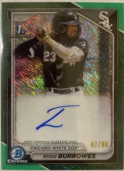Ryan Burrowes [Shimmer Green Refractor] #CPA-RBU
