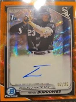 Ryan Burrowes [Shimmer Orange Refractor] #CPA-RBU