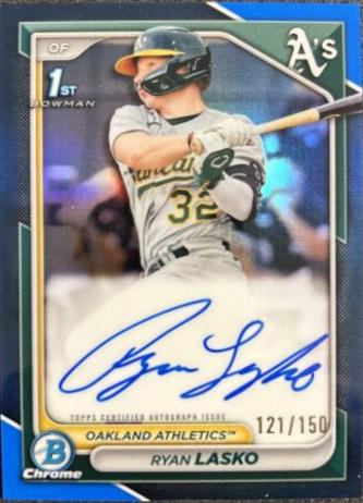 Ryan Lasko [Blue Refractor] #CPA-RLAS