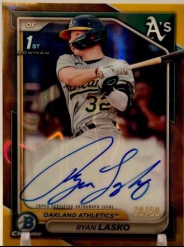 Ryan Lasko [Gold Refractor] #CPA-RLAS