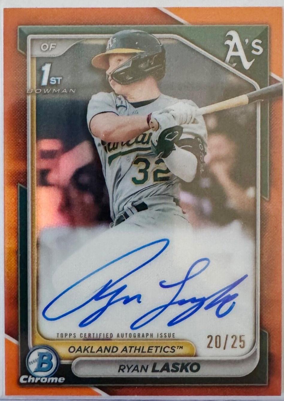 Ryan Lasko [Orange Refractor] #CPA-RLAS