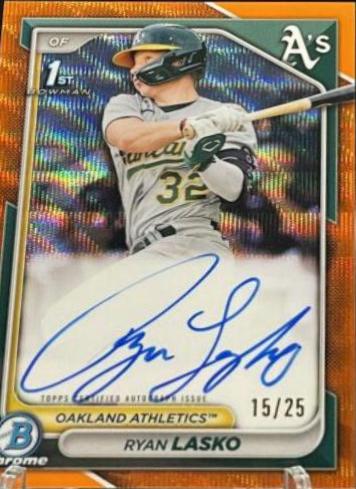 Ryan Lasko [Orange Wave Refractor] #CPA-RLAS