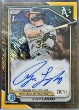 Ryan Lasko [Shimmer Gold Refractor] #CPA-RLAS