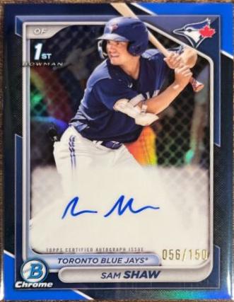 Sam Shaw [Blue Refractor] #CPA-SS