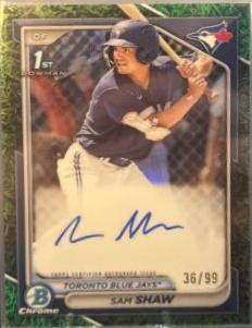 Sam Shaw [Green Grass Refractor] #CPA-SS