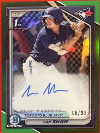 Sam Shaw [Green Refractor] #CPA-SS