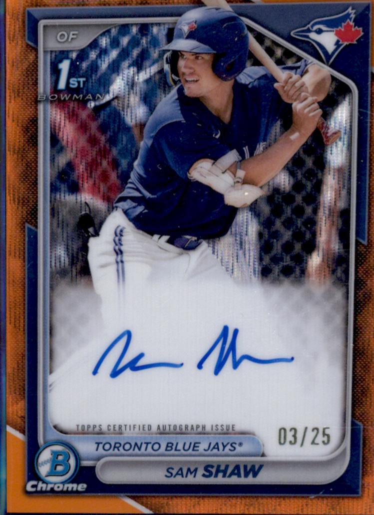 Sam Shaw [Orange Wave Refractor] #CPA-SS