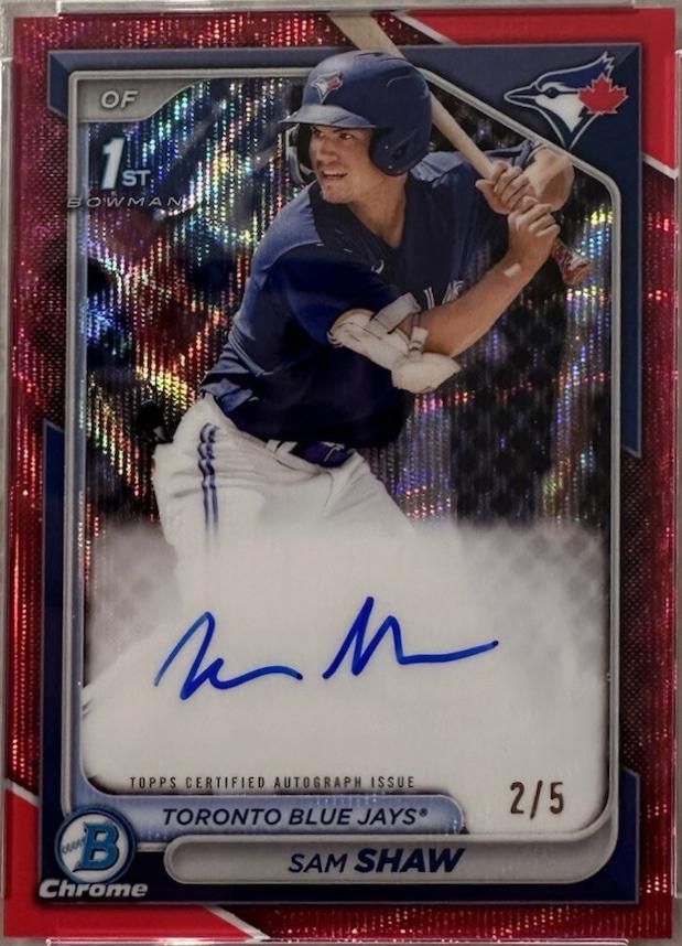 Sam Shaw [Red Wave Refractor] #CPA-SS