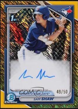Sam Shaw [Shimmer Gold Refractor] #CPA-SS