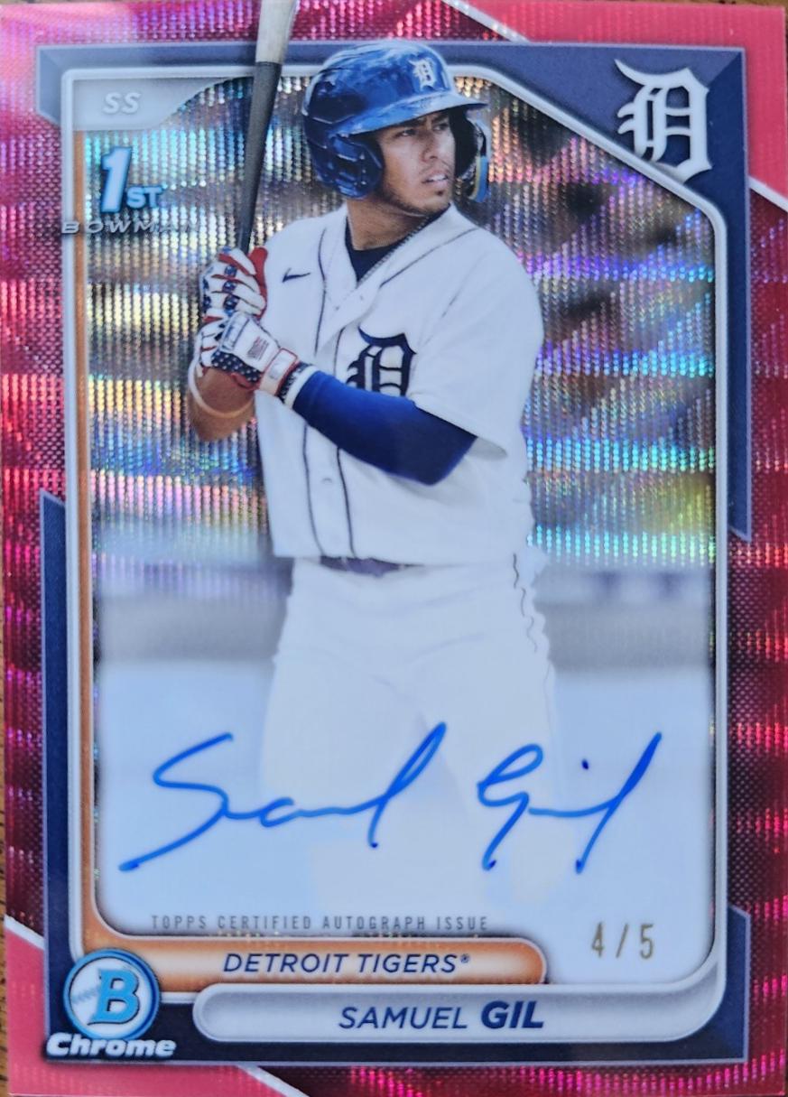 Samuel Gil [Red Wave Refractor] #CPA-SG