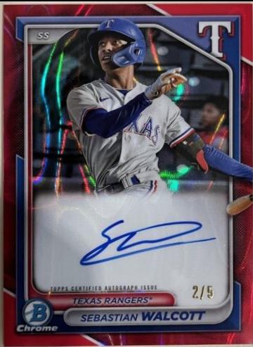 Sebastian Walcott [Red Lava Refractor] #CPA-SW