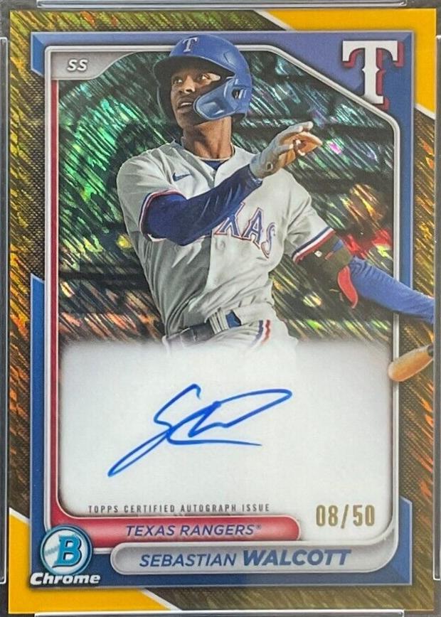 Sebastian Walcott [Shimmer Gold Refractor] #CPA-SW