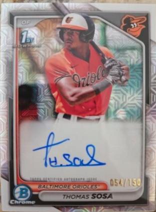 Thomas Sosa [Blue Refractor] #CPA-TS