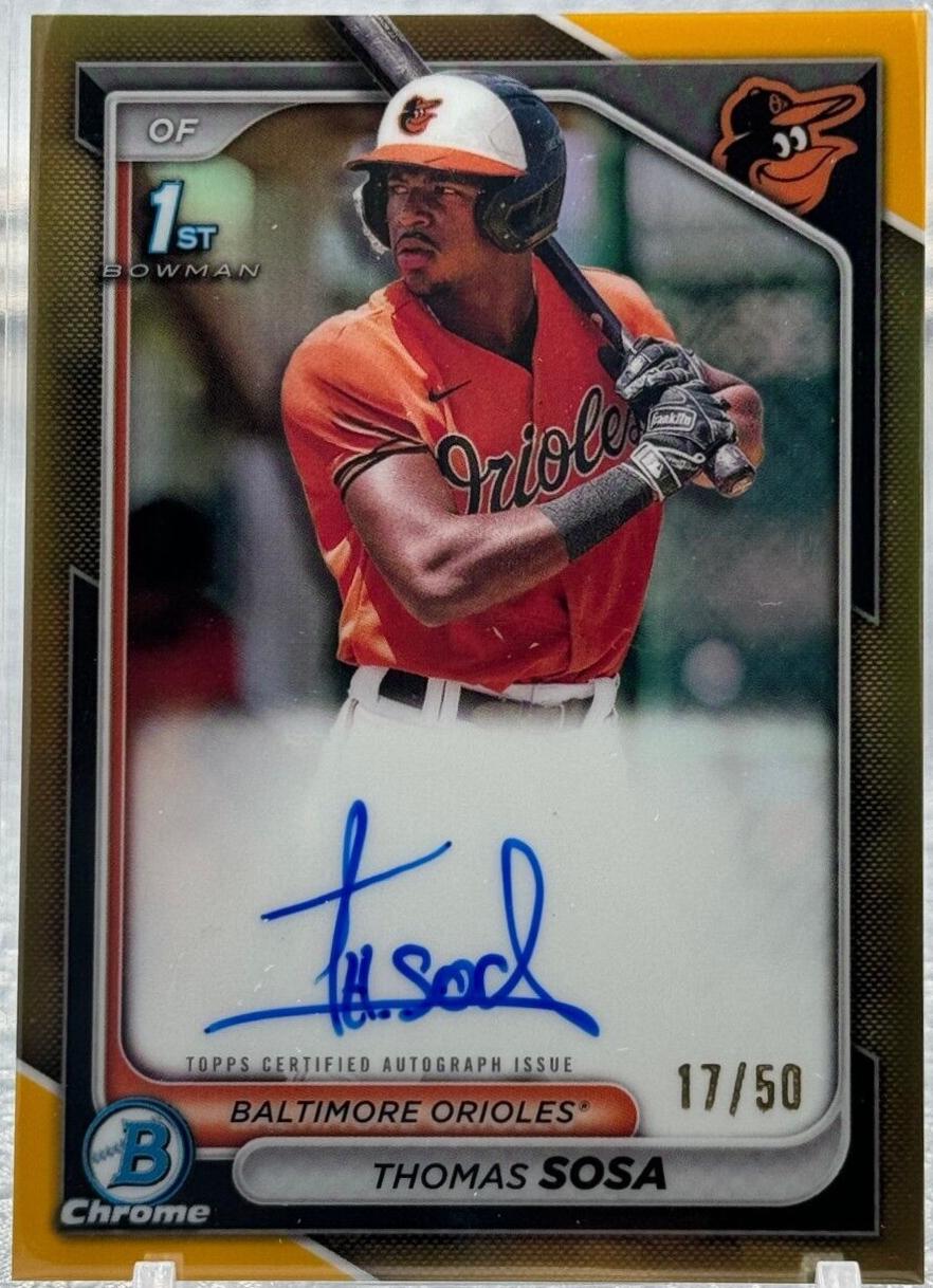 Thomas Sosa [Gold Refractor] #CPA-TS