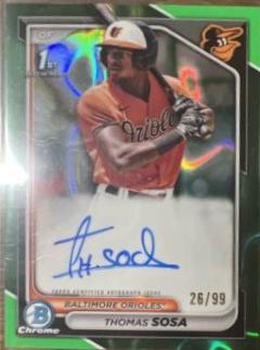 Thomas Sosa [Green Refractor] #CPA-TS