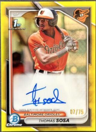 Thomas Sosa [Yellow Refractor] #CPA-TS