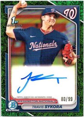 Travis Sykora [Green Grass Refractor] #CPA-TSY