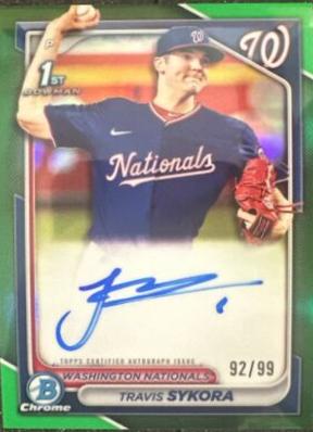 Travis Sykora [Green Lava Refractor] #CPA-TSY